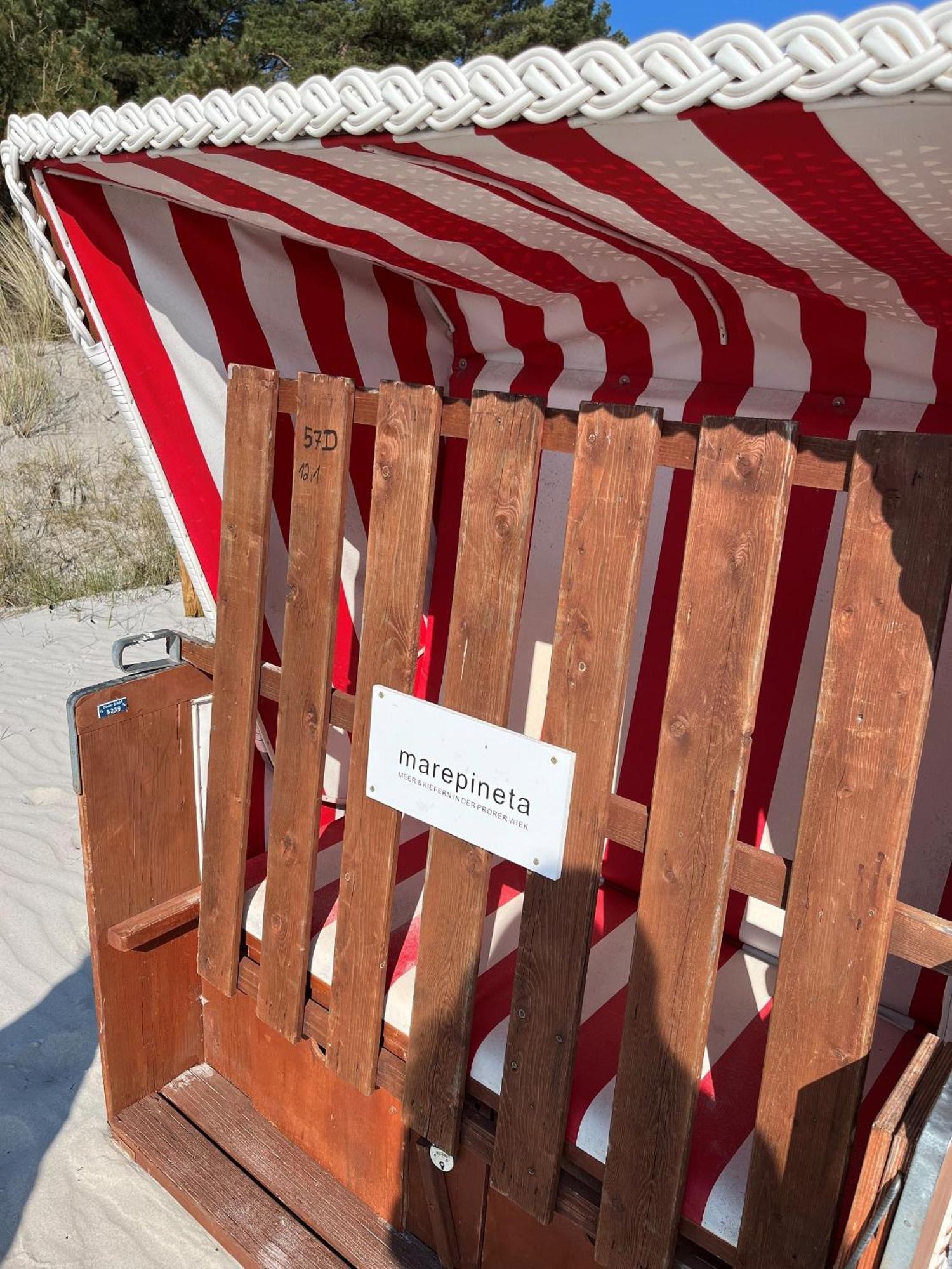 Ferienwohnung Marepineta Im Haus Zudar Prora Binz Dış mekan fotoğraf